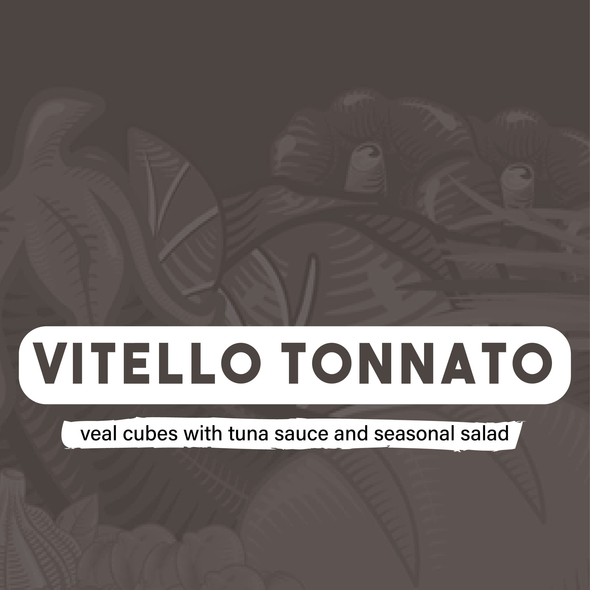 Vitello tonnato with seasonal salad